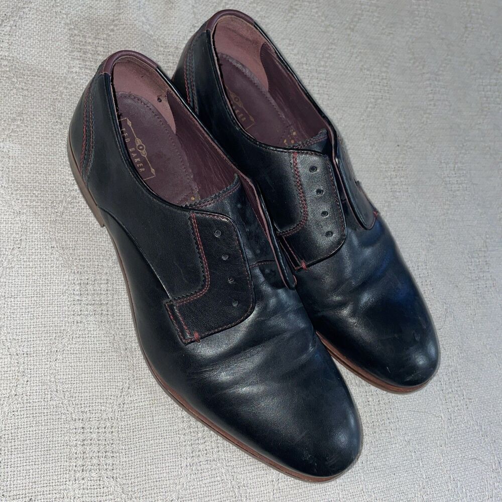 Ted Baker London Men’s Dress Shoes Size 11 M Black Leather Business Going out